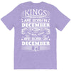 Real Kings Are Born On December 27 T-Shirt