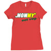 mommy eat veg Ladies Fitted T-Shirt