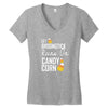 candy corn Women's V-Neck T-Shirt