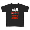 can't scare me halloween funeral direct Toddler T-shirt
