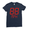 back to the future movie inspired tshirt Ladies Fitted T-Shirt
