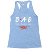 Bae Best Auntie Ever Friends Tv Show Parody Racerback Tank