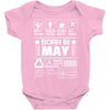 Born In May Baby Onesie