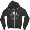 softball mom sequins Zipper Hoodie