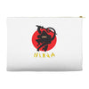 love ninja monkey banana Accessory Pouches