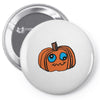 goofy pumpkin Pin-back button