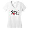 Respect Women Women's V-Neck T-Shirt