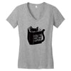 how to train your human Women's V-Neck T-Shirt