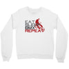 eat sleep bmx repeat Crewneck Sweatshirt