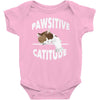 pawsitive catitude Baby Bodysuit