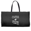 all i need is coffee sciossors Weekender Totes