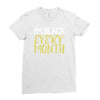 i'm black every month Ladies Fitted T-Shirt