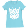 deceptacons logo printed Ladies Fitted T-Shirt