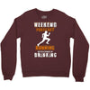 weekend forecast running Crewneck Sweatshirt