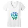 shaded ape Women's V-Neck T-Shirt