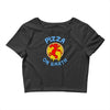pizza on earth Crop Top