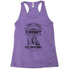 I Don't Need Therapy Just to Go Ice Skating Racerback Tank