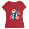 mexico Women's Triblend Scoop T-shirt