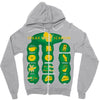 cheesy talk Zipper Hoodie