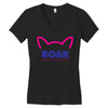 pussy roar - women's march alliance Women's V-Neck T-Shirt