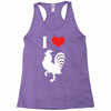 i love cock Racerback Tank
