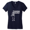 wanna bone Women's V-Neck T-Shirt