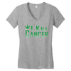 I Kill Cancer, I Kill Cancer T Shirt Women's V-Neck T-Shirt
