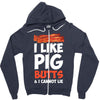 i like pig butts and i cannot lie Zipper Hoodie