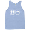 drifting   problem solved mens funny Tank Top