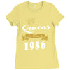 queens are born in 1986 Ladies Fitted T-Shirt