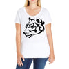 tribal tiger Ladies Curvy T-Shirt