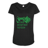 twin peaks  owls Maternity Scoop Neck T-shirt