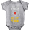 stay positive Baby Onesie