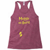 Muggle On Board Yellow Racerback Tank