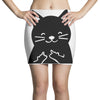 black cat (2) Mini Skirts