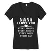 I Love You Nana Women's V-Neck T-Shirt