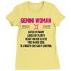 Gemini Woman Ladies Fitted T-Shirt