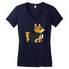 corgi potter Women's V-Neck T-Shirt
