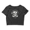 astronaut skull Crop Top