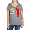 respect batle royal gaming Ladies Curvy T-Shirt
