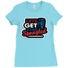 star spangled hammered Ladies Fitted T-Shirt