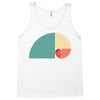 fibonacci golden ratio colorful Tank Top