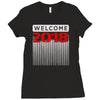 welcome heapy newyear Ladies Fitted T-Shirt