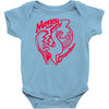 money over emotion Baby Bodysuit