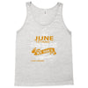 I'm a june woman I was born with my heart Tank Top
