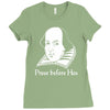 prose before hos  funny william shakespeare joke comedy rude Ladies Fitted T-Shirt