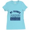 my favorite disney princess is my girlfriend Ladies Fitted T-Shirt