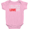 i will love it if we beat them Baby Onesie