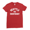 seattle vs everybody Ladies Fitted T-Shirt