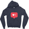 TAP LIKE Zipper Hoodie